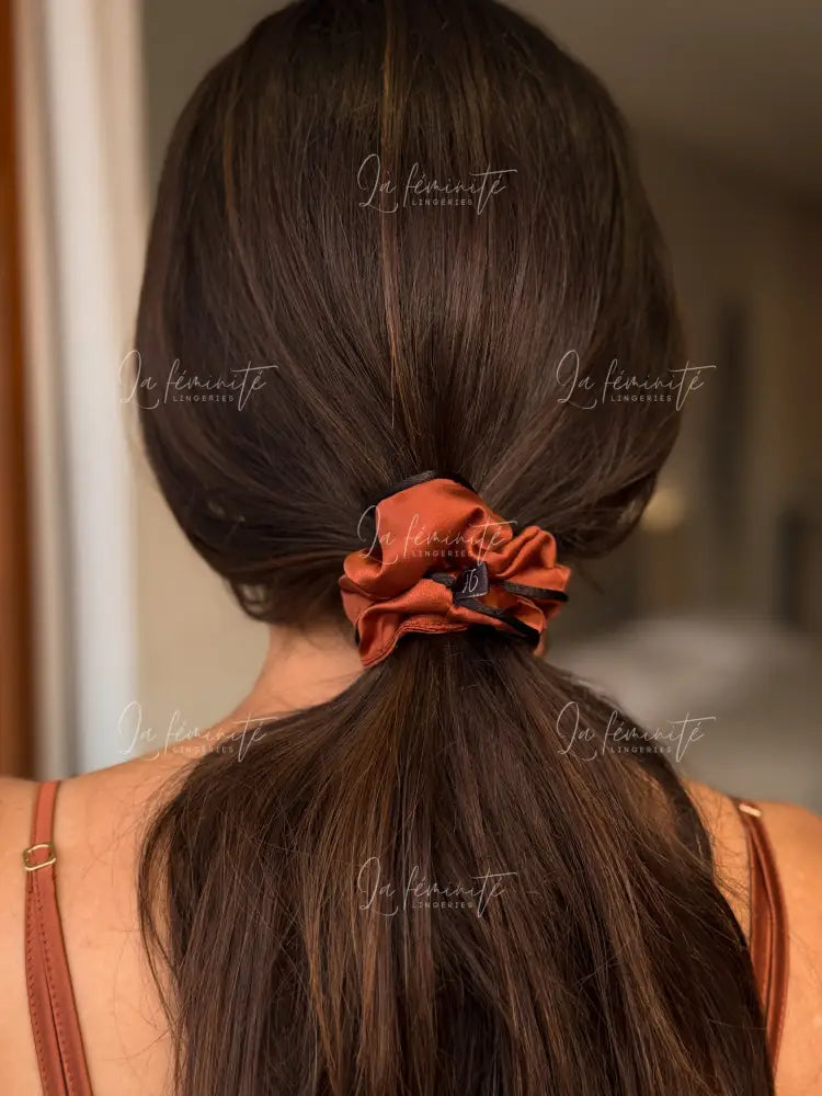 Scrunchie de Cetim acessório cabelo