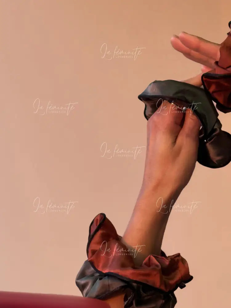 Scrunchie de Cetim acessório cabelo